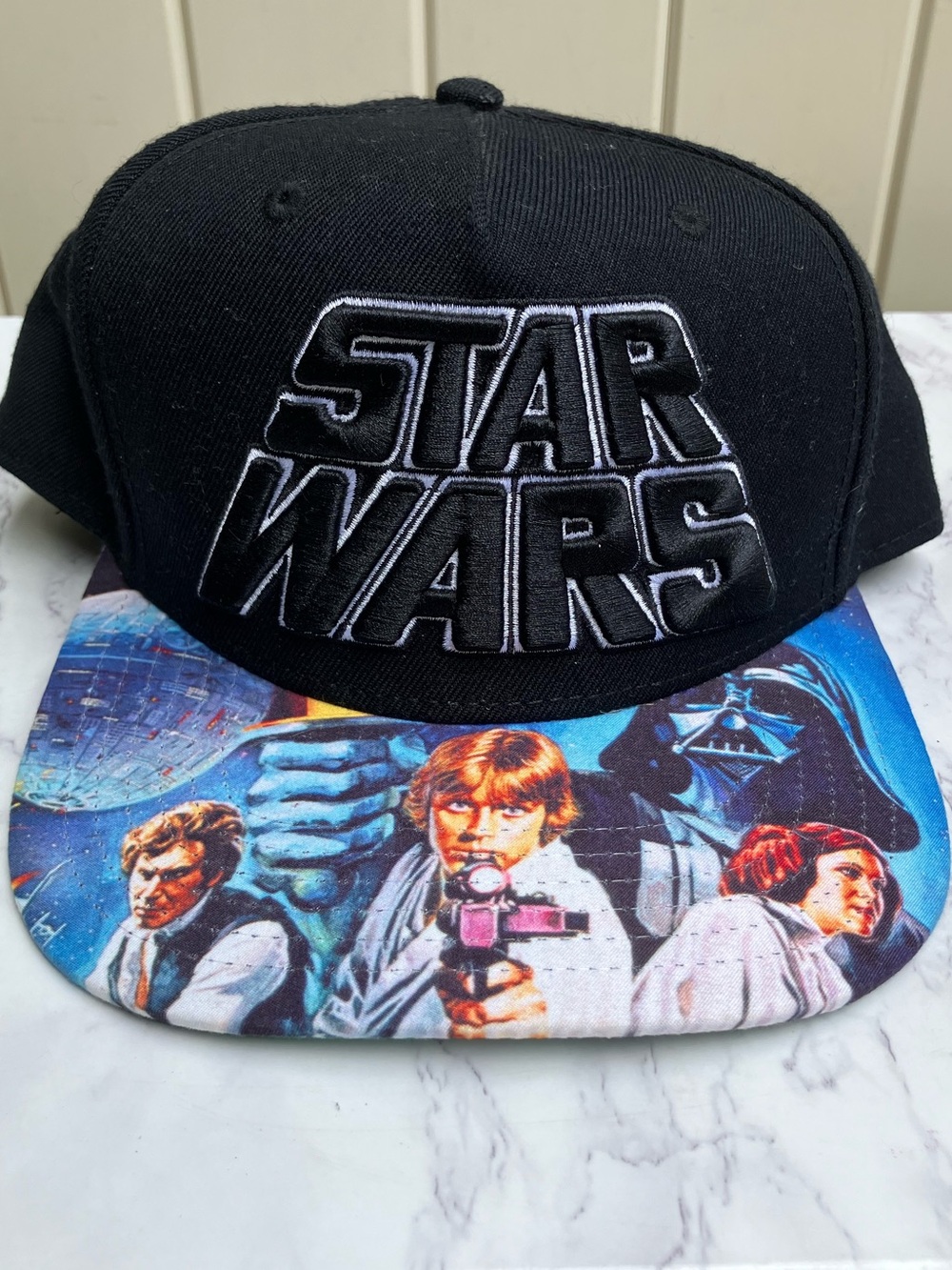 Star Wars Bioworld snapback hat A New Hope Luke Leia Han Solo